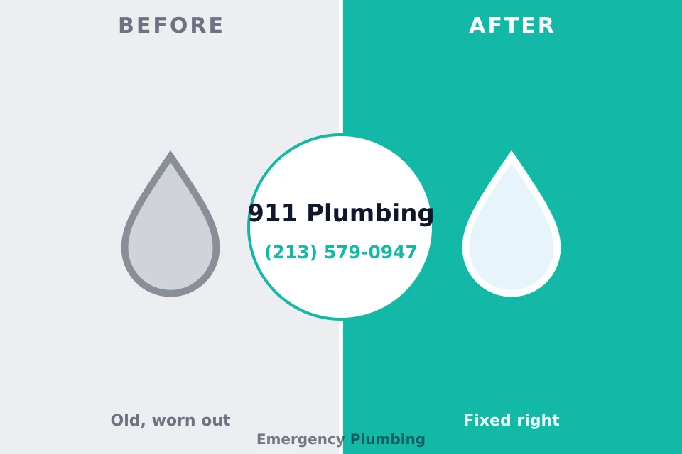Before and after: plumbing company Boley, OK